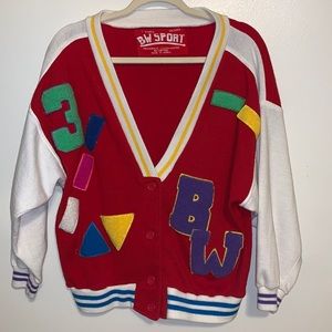 Vintage Varsity sweatshirt Cardigan